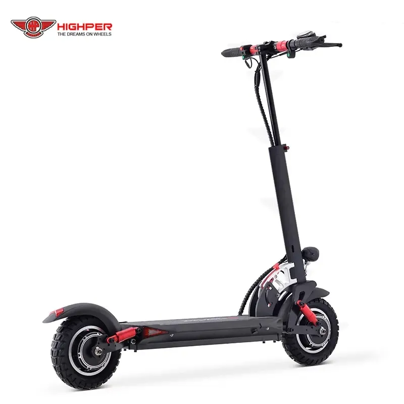 2023 Nova scooter elétrica dobrável de duas rodas fora da estrada com motor duplo