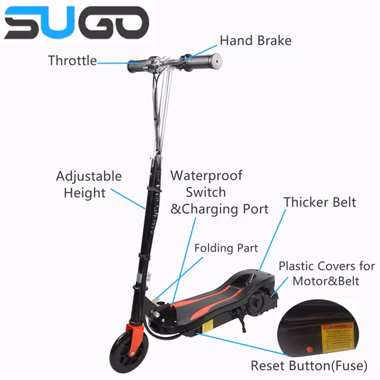 Mini patinete elétrico dobrável de duas rodas para crianças por atacado original do fornecedor da China